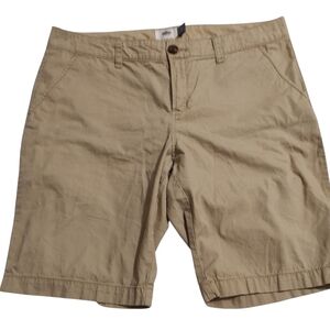 Old Navy Tan Bermuda Shorts Classic Fit Size 12
